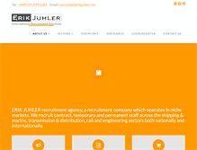 Tablet Screenshot of erikjuhler.com